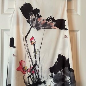 Boutique Floral Print Sleeveless Dress